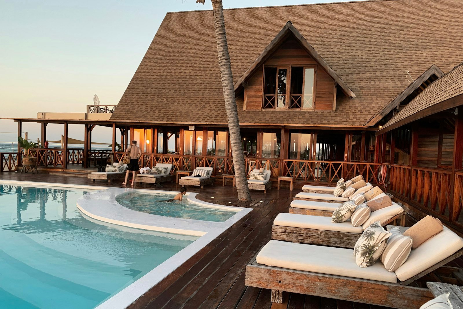 Premium resort with pool and landscaped surroundings