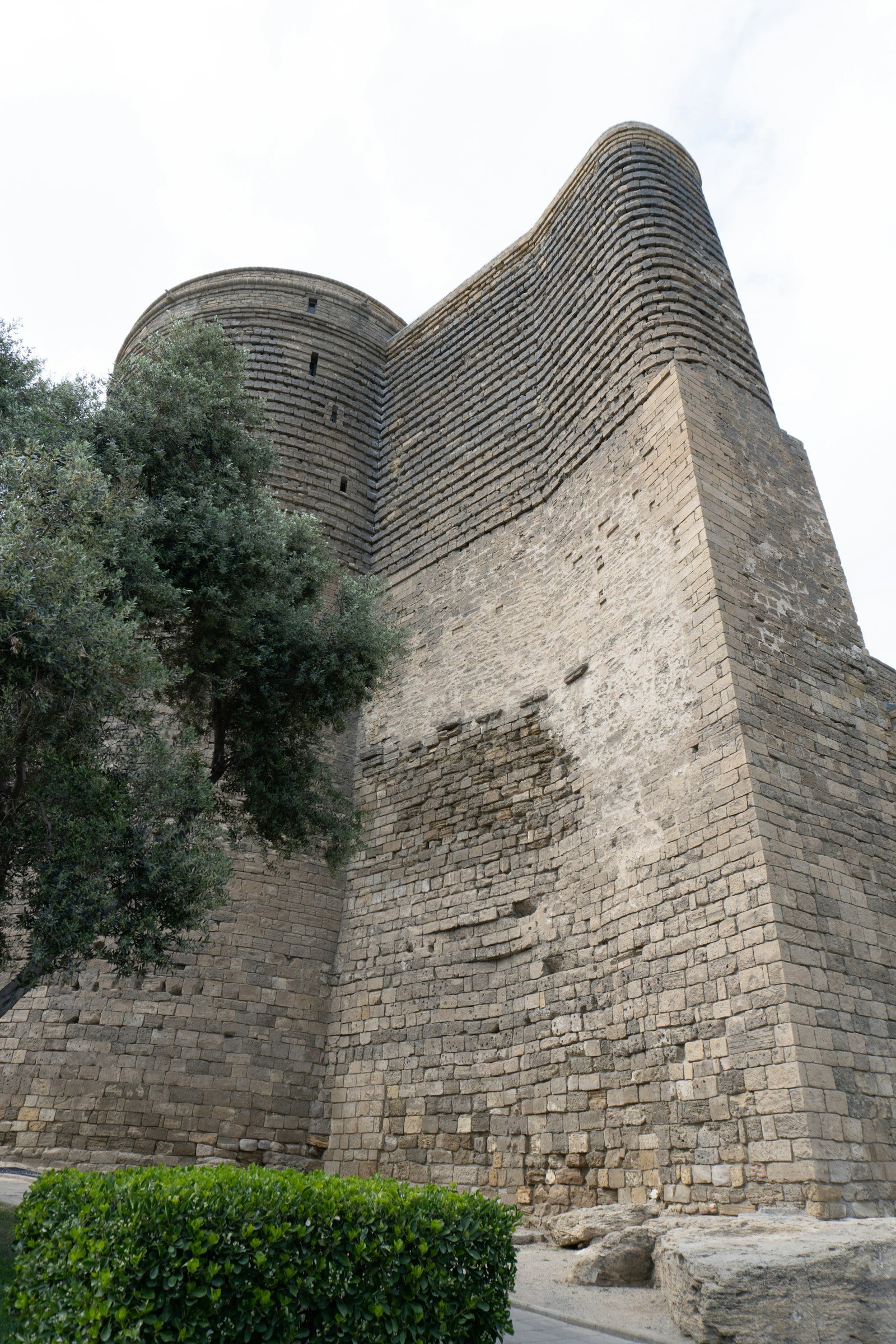 Maiden Tower inside Baku Old City, Azerbaijan