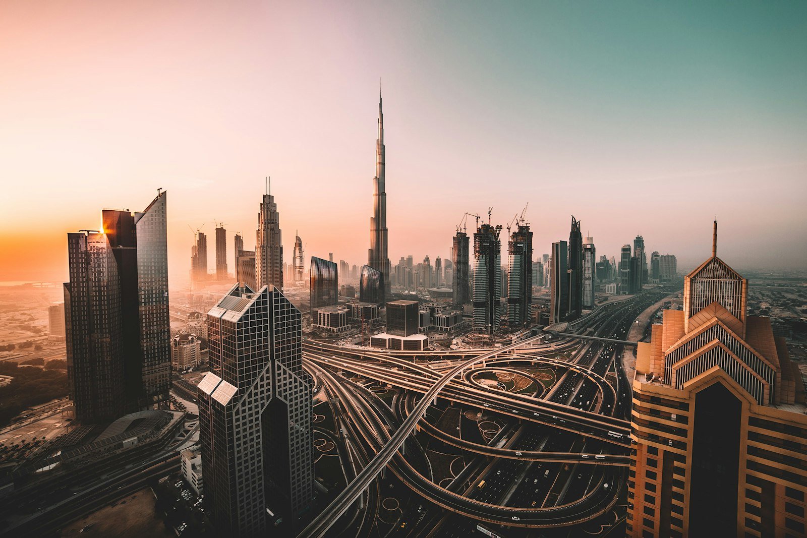 Dubai skyline and luxury waterfront