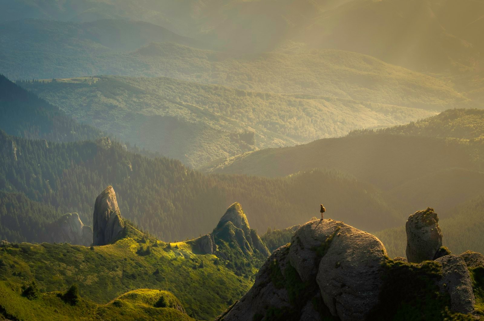 Couple journey through an unforgettable scenic landscape